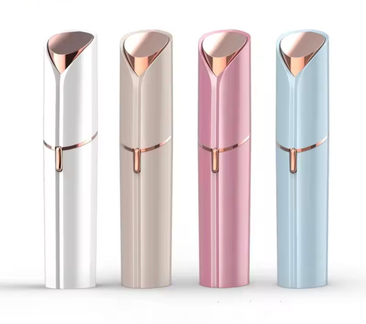 Electric Facial Hair Removal Epilator Eyebrow Lipstick Shape Painless Facial Sensitive Areas Bikini Depilator Shaver
