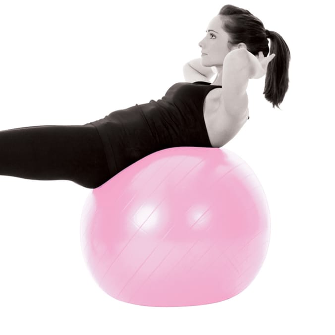 X-Tone 65cm Yoga Exercise Ball with Pump